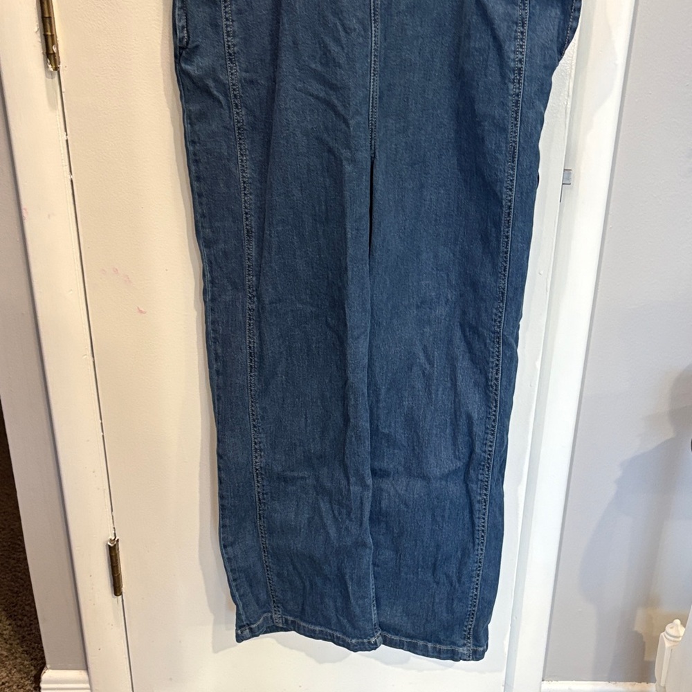 Blue Denim Overalls Dress - Picture 3 of 6